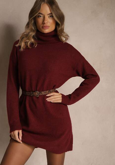 Bordowa Sukienka Milana