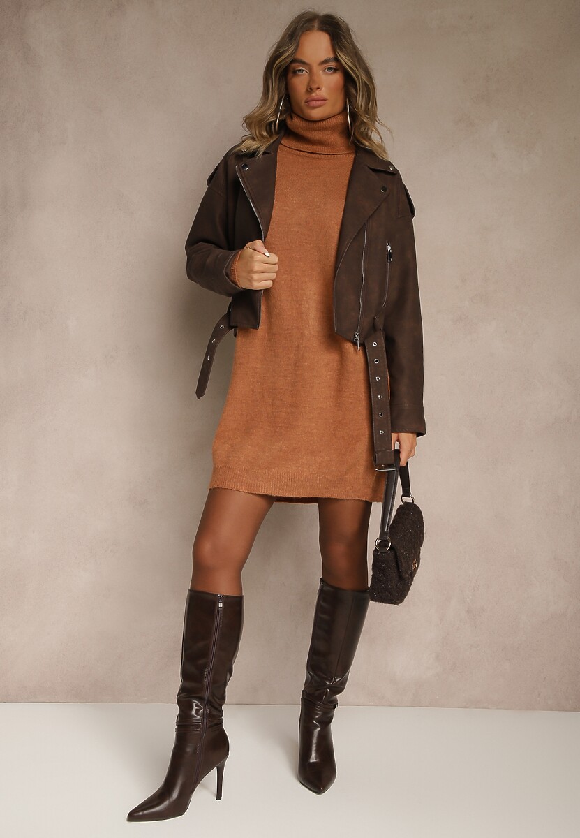 Bordowa Sukienka Milana