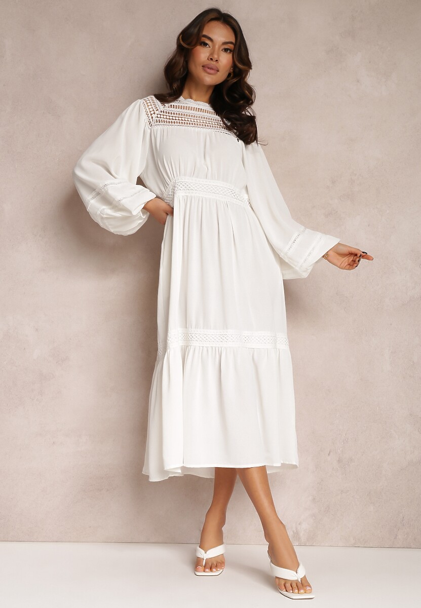 Biała Sukienka Diomime