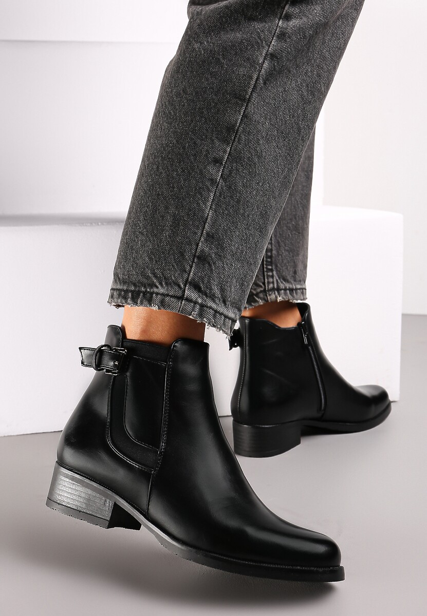 Brązowe Botki Density