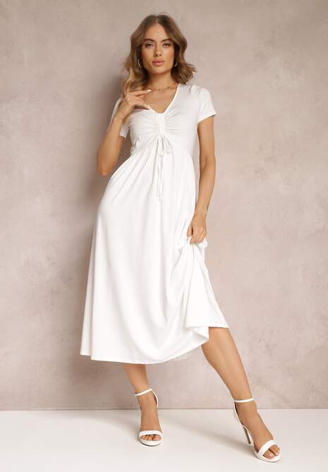 Biała Sukienka Naerilea