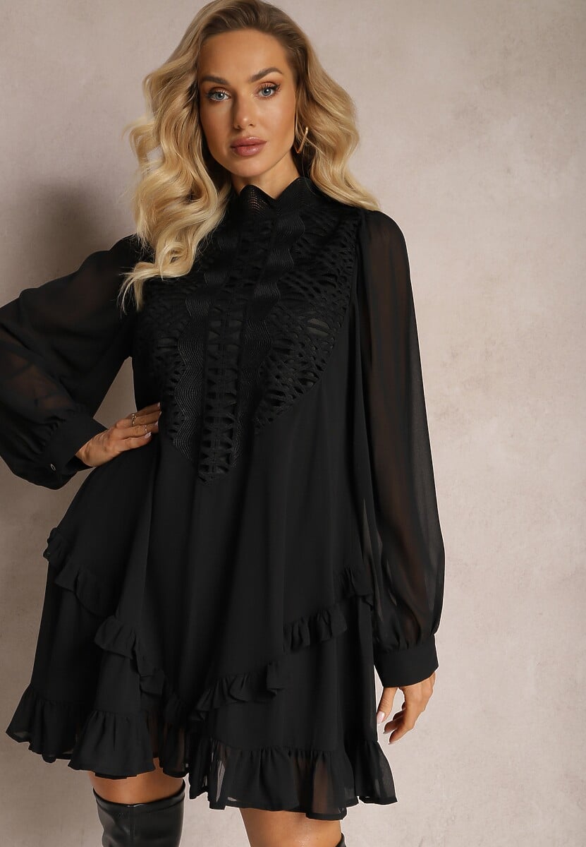 Czarna Sukienka Rislea