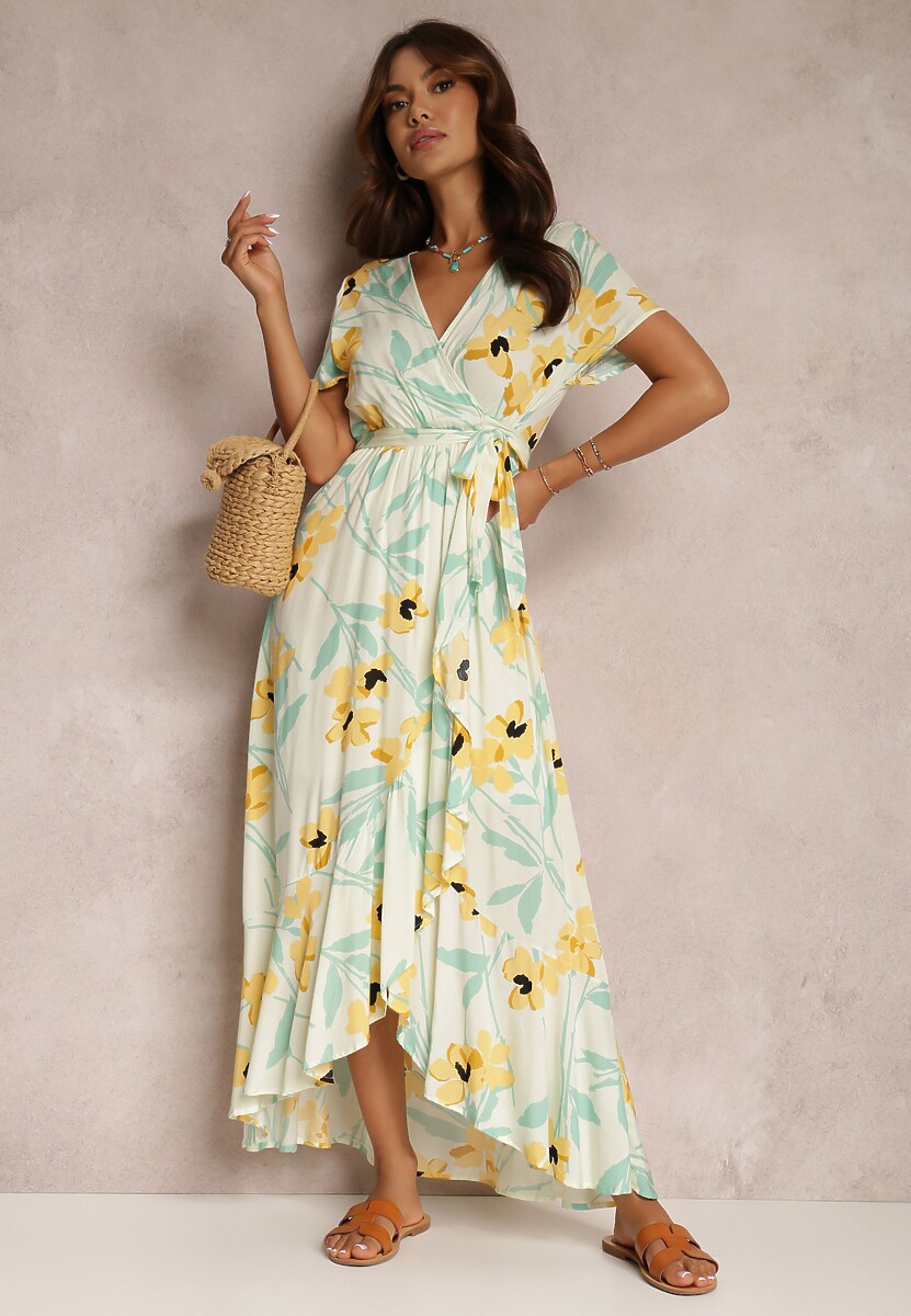 Beżowa Sukienka Farida