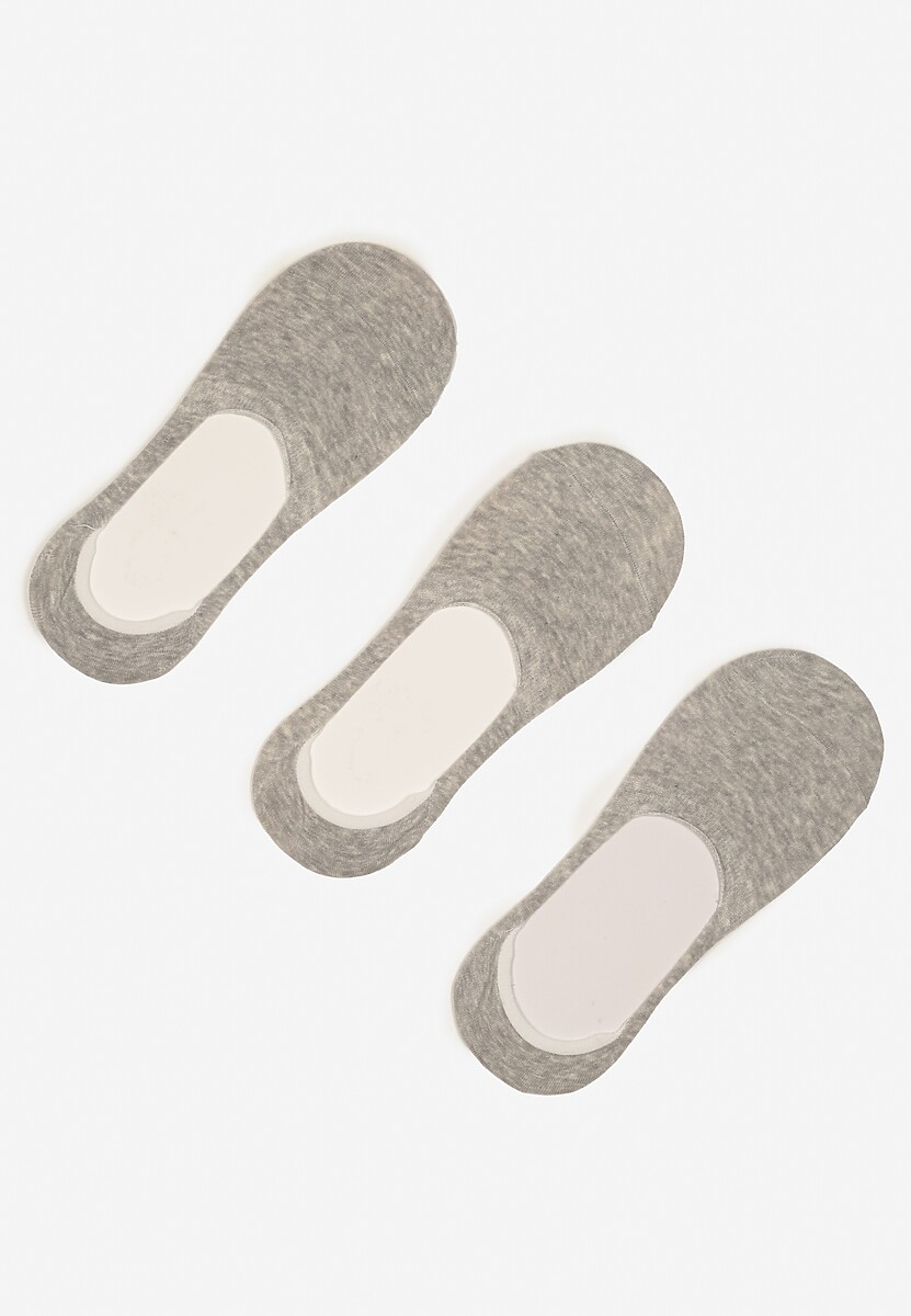 Jasnoszare Skarpety z Bawełny Stopki Folenira