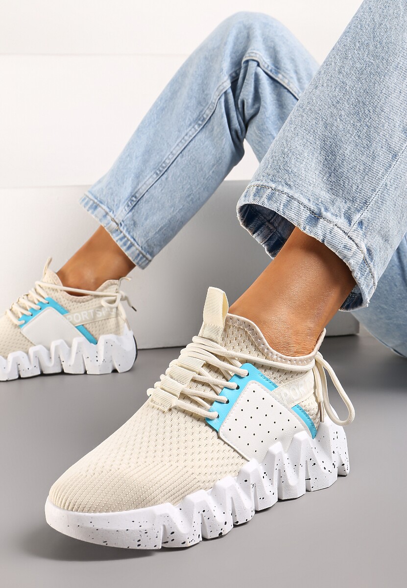 Beżowe Sneakersy Phenede