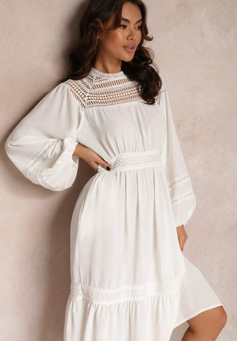 Biała Sukienka Diomime