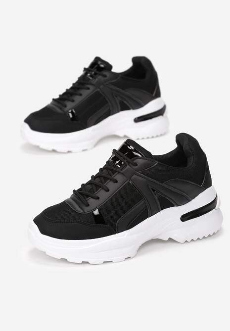 Czarne Sneakersy Hainei