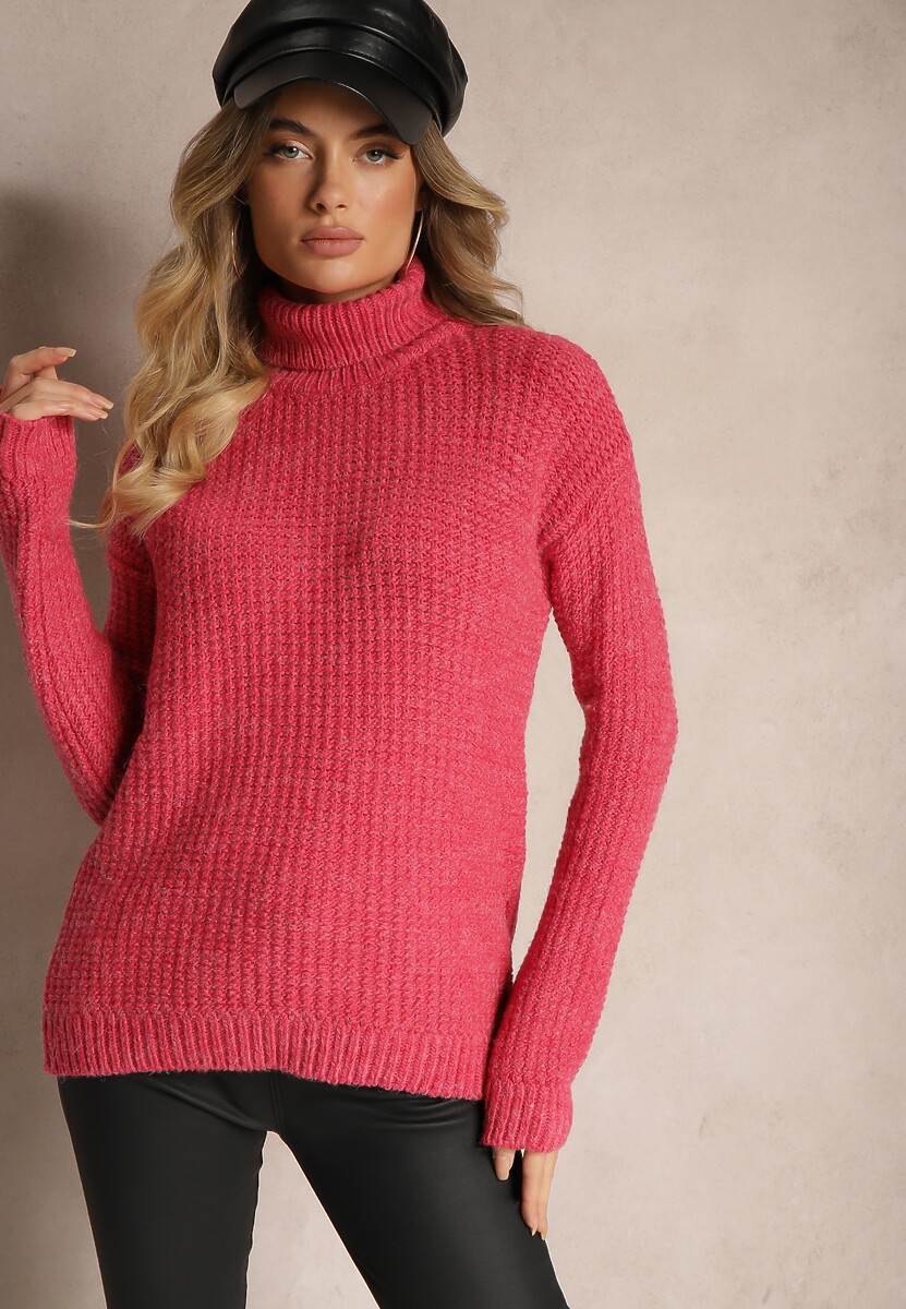 Fuksjowy Casualowy Golf Ertinna