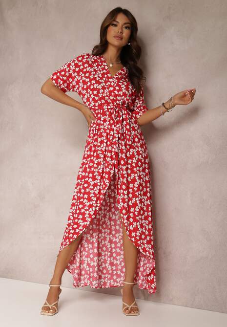 Czerwona Sukienka Euphice