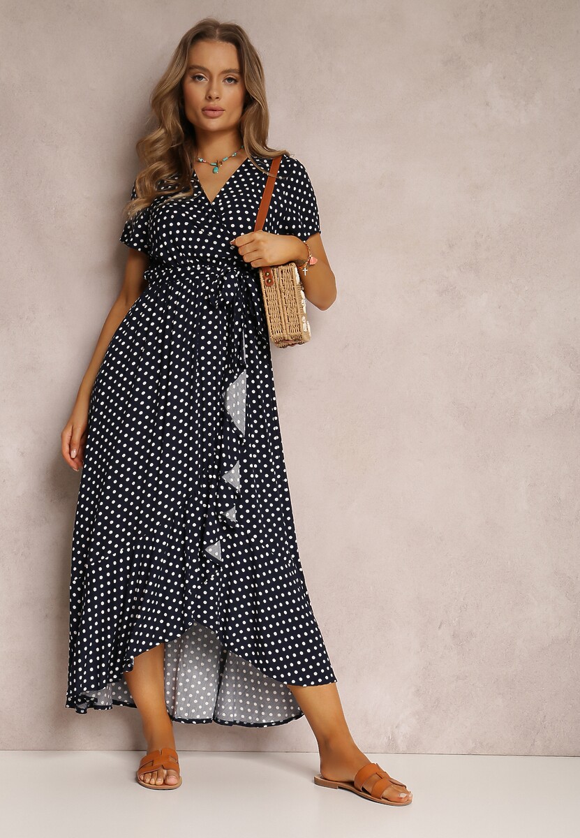 Granatowa Sukienka Boliphise