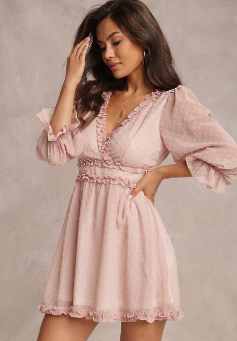 Różowa Sukienka Thelaia