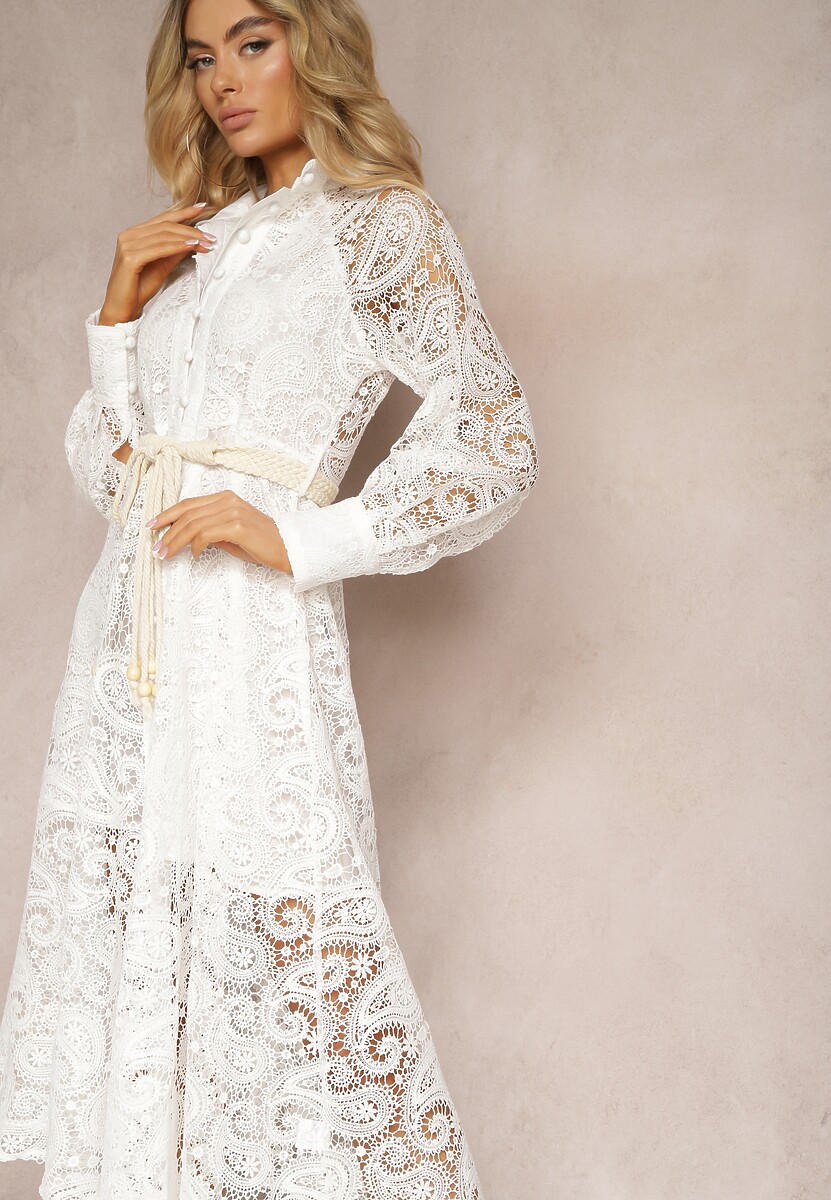 Jasnobeżowa Sukienka Palestra