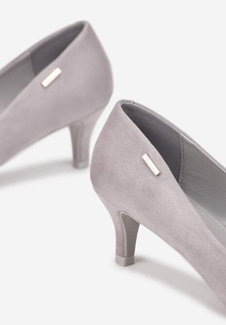 Szare Czółenka Appyle