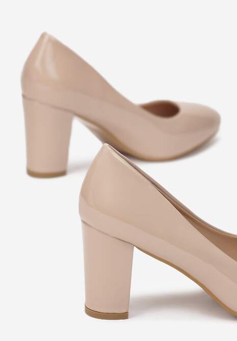 Beżowe Czółenka Agathene