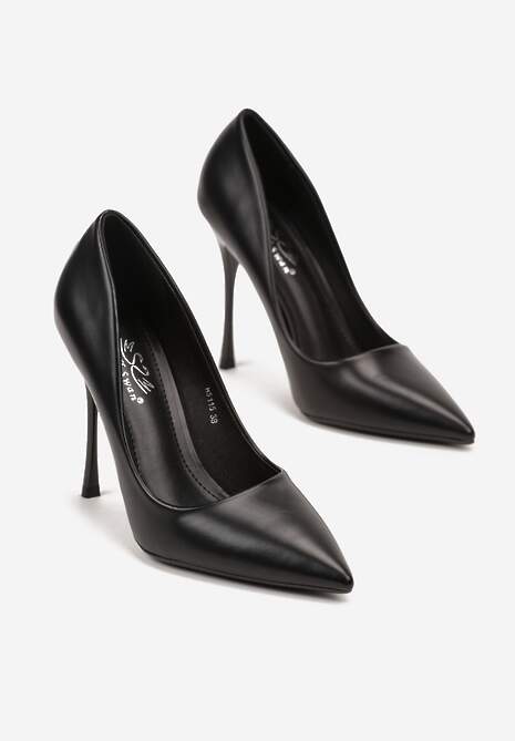 Czarne Szpilki w Klasycznym Stylu Rilefia