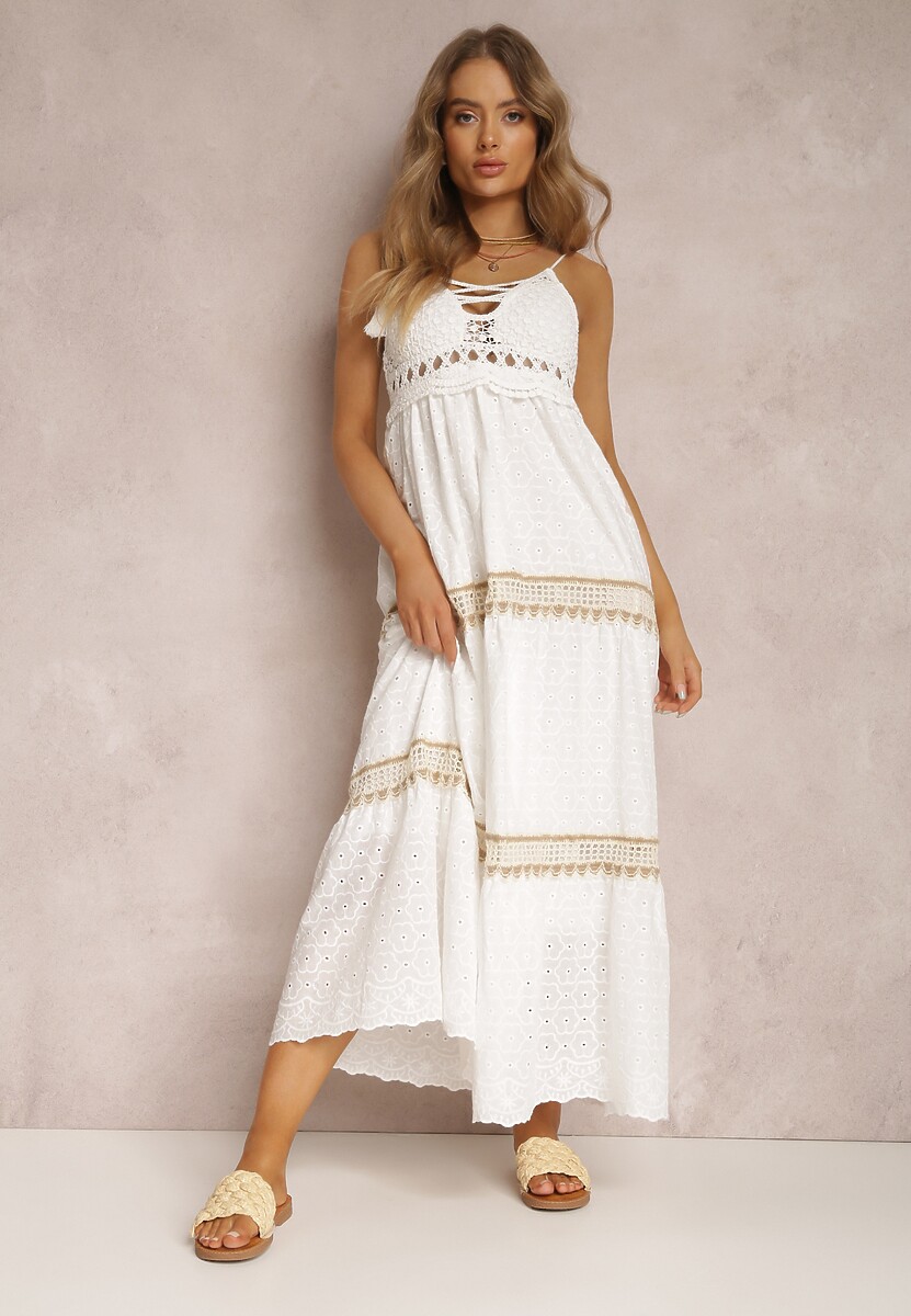 Jasnobeżowa Sukienka Ianina