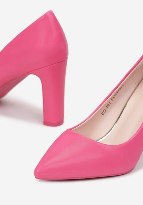 Fuksjowe Czółenka ze Szpiczastym Noskiem Marnera