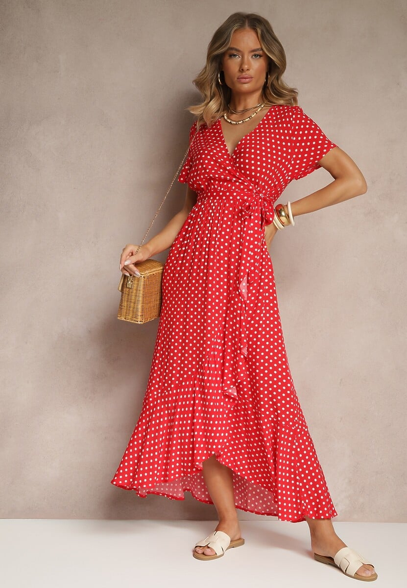 Czerwona Sukienka Boliphise