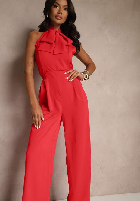 Czerwony Kombinezon Ozdobiony Kokardą Milireia