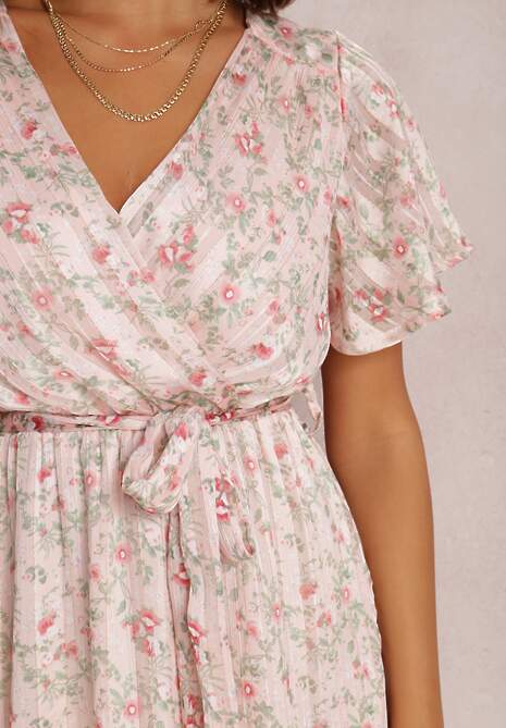 Jasnoróżowa Sukienka Daphophi