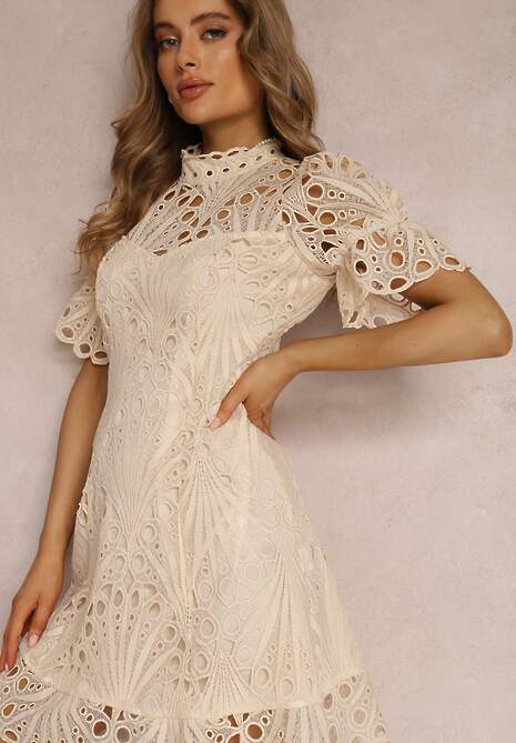 Beżowa Sukienka Aeryse