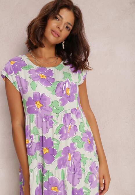 Fioletowa Sukienka Predikel