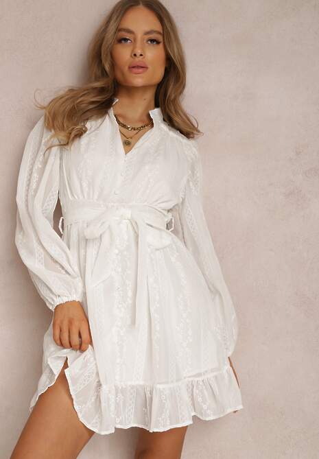 Biała Sukienka Kallia