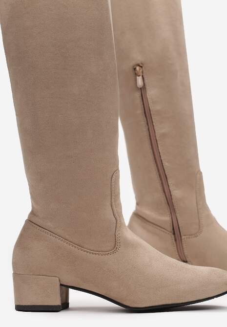 Beżowe Kozaki Genial