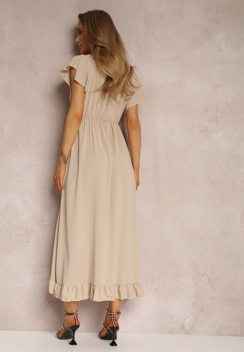 Beżowa Sukienka Morleo