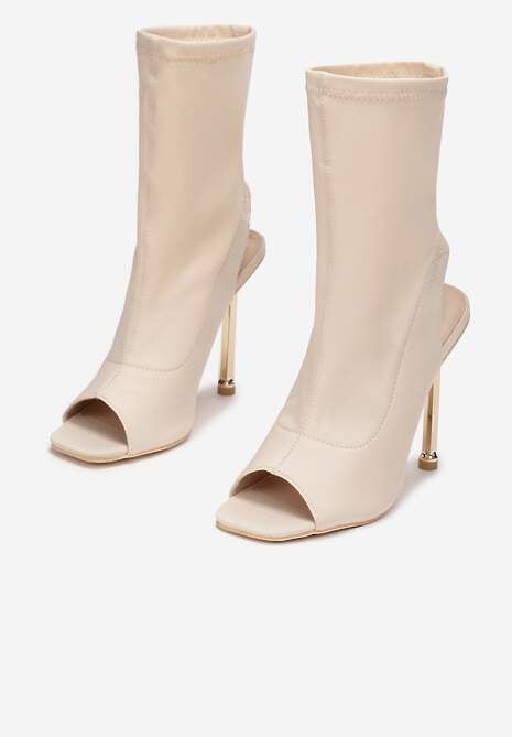 Beżowe Botki Coryander