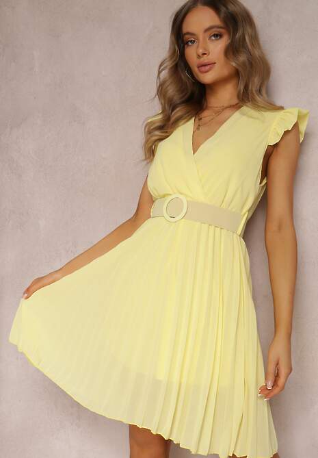 Żółta Sukienka Arvid