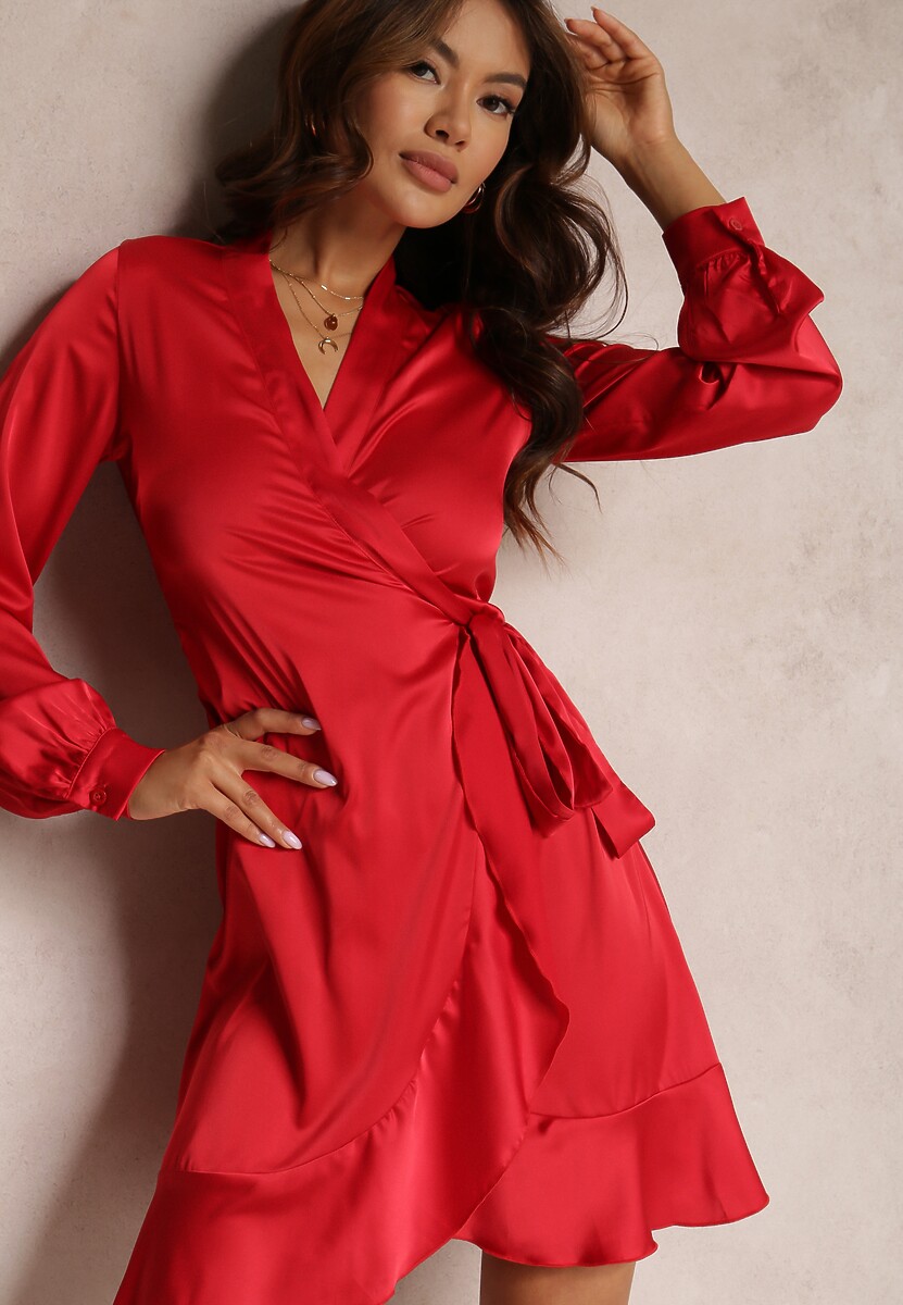 Czerwona Sukienka Klymilea