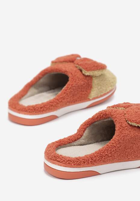 Pomarańczowo-Beżowe Kapcie Andrenos