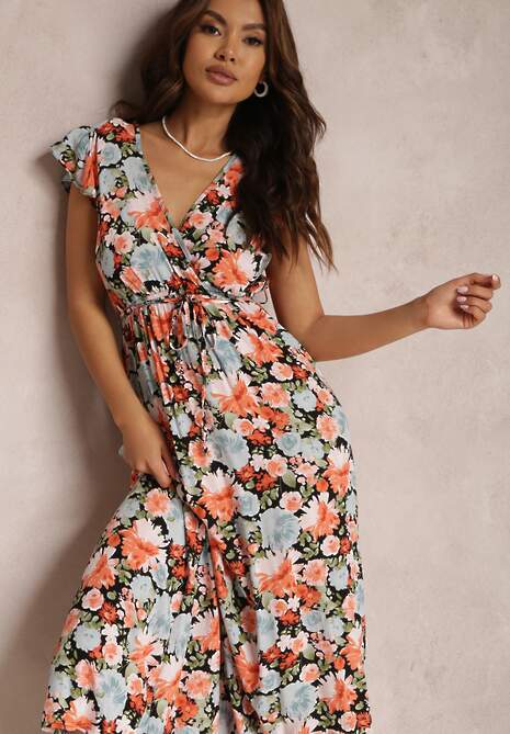 Czarno-Niebieska Sukienka Phaedrathe