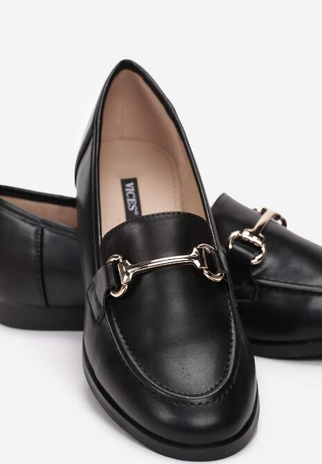 Czarne Mokasyny Sakina