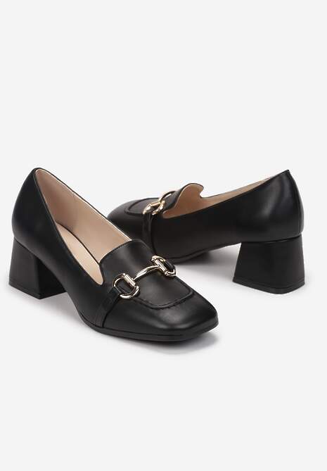 Czarne Czółenka Iseira