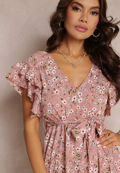 Różowa Sukienka Diosisha