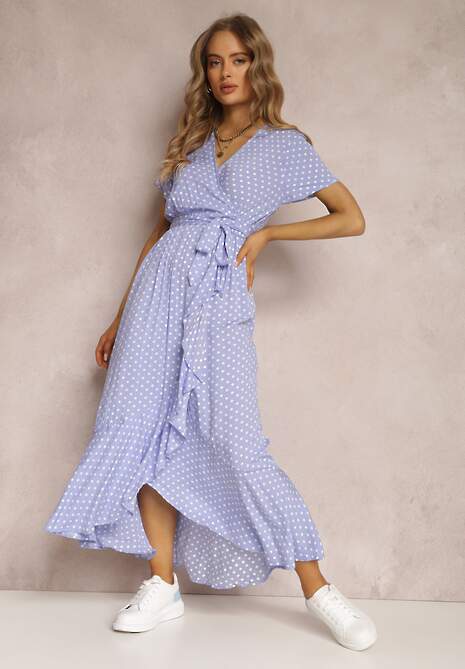 Liliowa Sukienka Boliphise