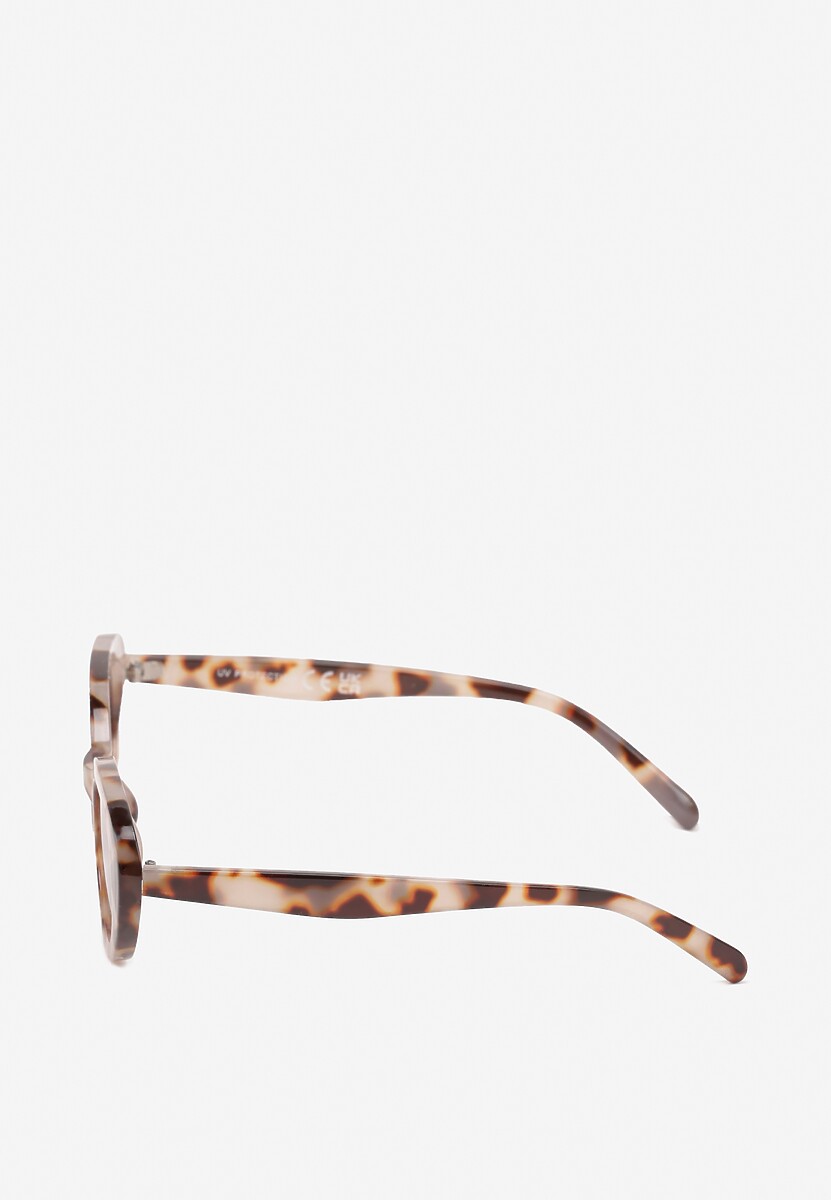 Szare Okulary Przeciwsłoneczne o Wąskim Zaokrąglonym Kształcie Xandalea