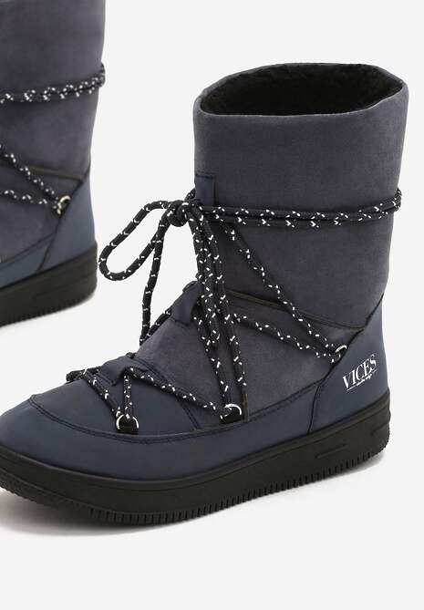 Granatowe Śniegowce Night Magic