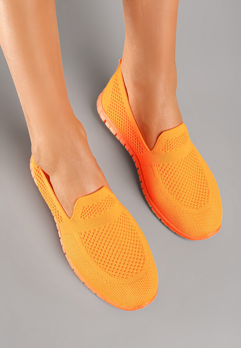 Pomarańczowe Tenisówki Pasquier