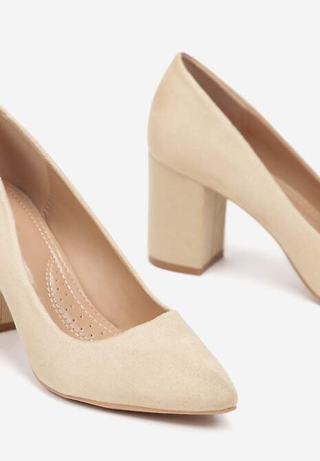 Beżowe Czółenka Aegastis