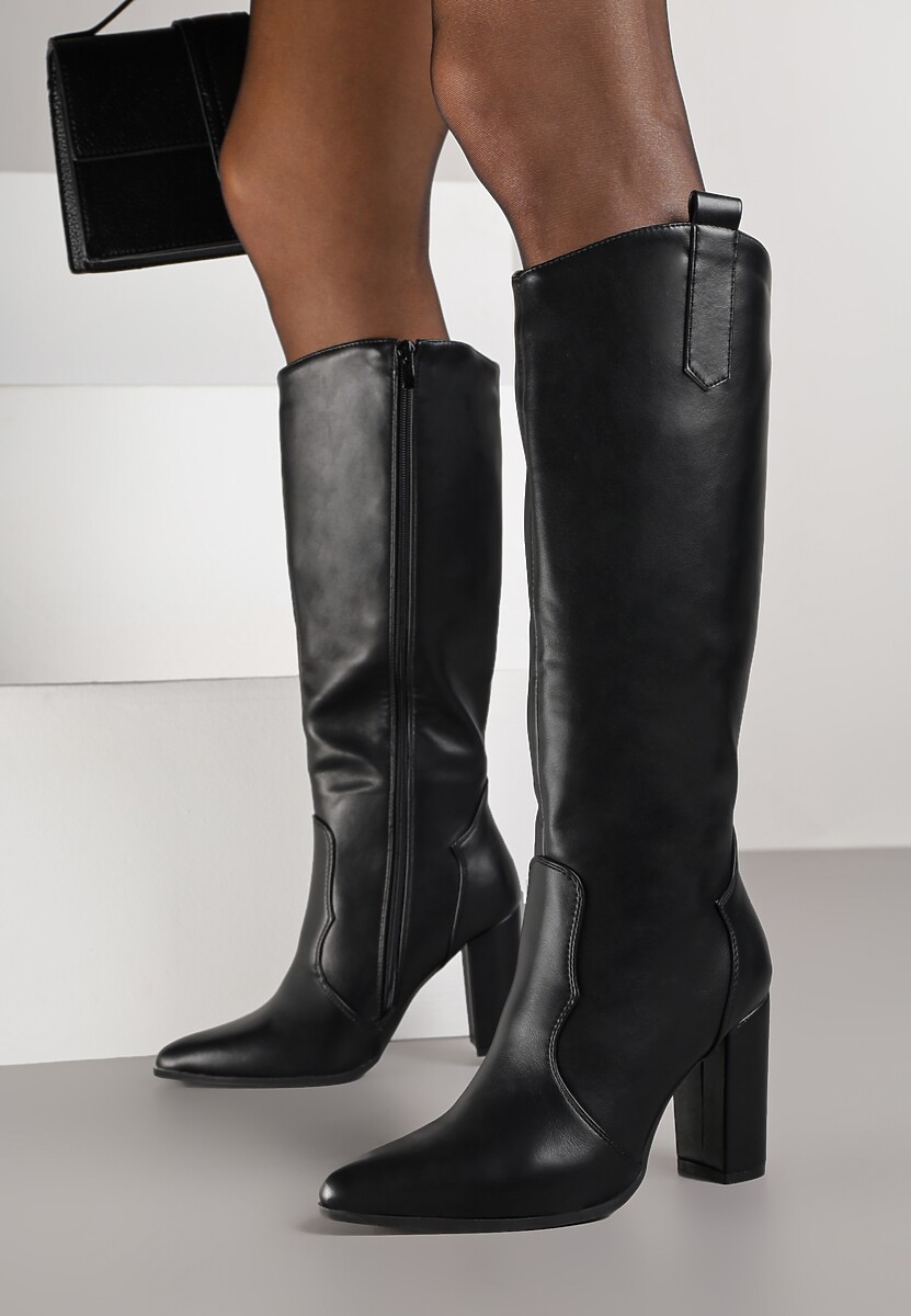 Czarne Kozaki Austad