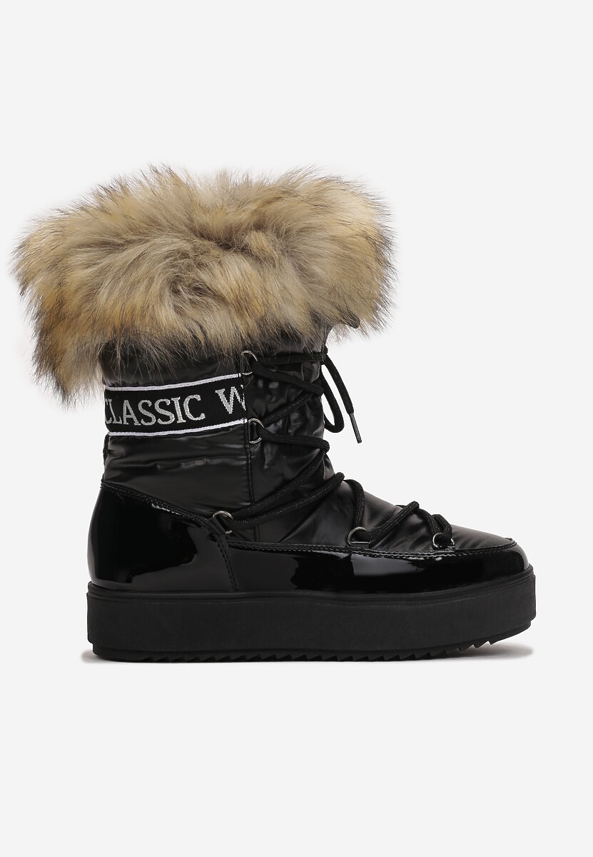 Czarne Śniegowce Volumnia