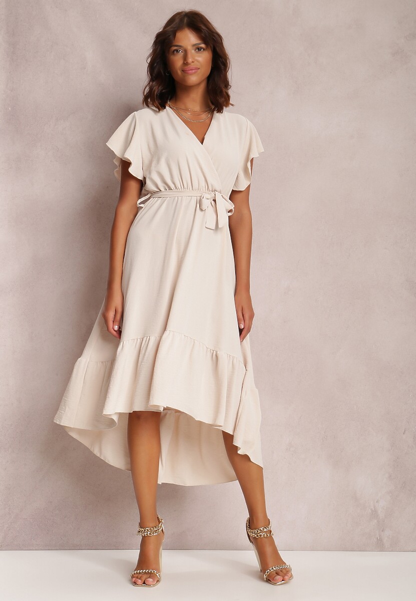 Jasnobeżowa Sukienka Nautirissa