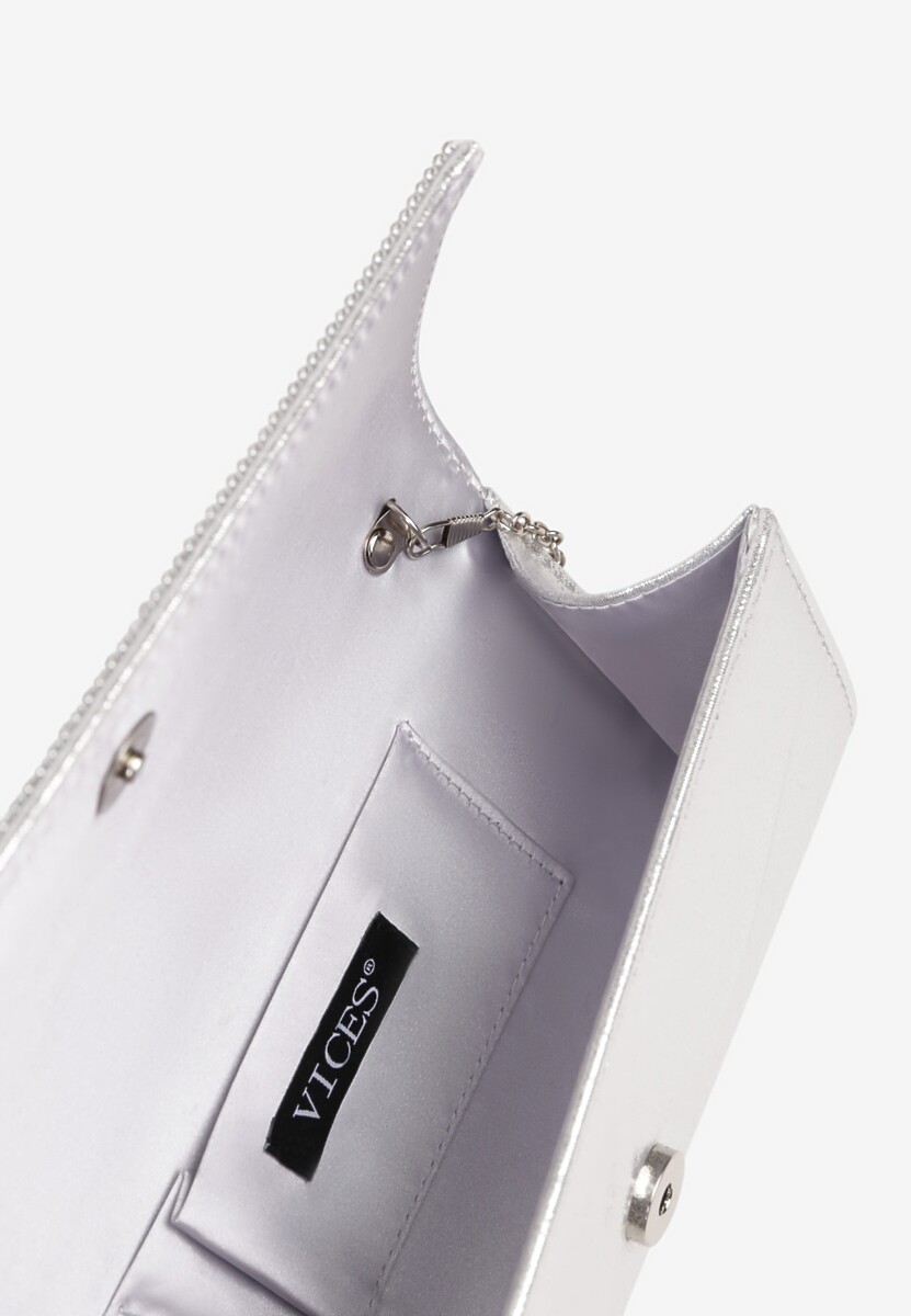 Srebrna Cyrkoniowa Torebka Kopertówka Vices Devrina
