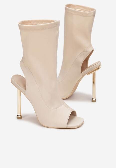 Beżowe Botki Coryander