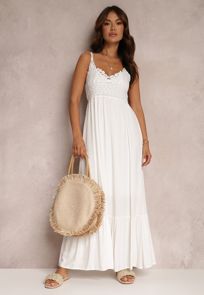 Biała Sukienka Chryazire