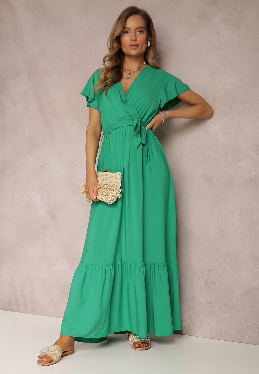 Zielona Sukienka Metia