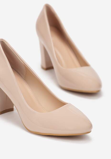 Beżowe Czółenka Agathene